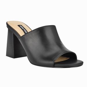 Nine West Yuna Heeled Slippers Zwart Nederland | NGR-843960